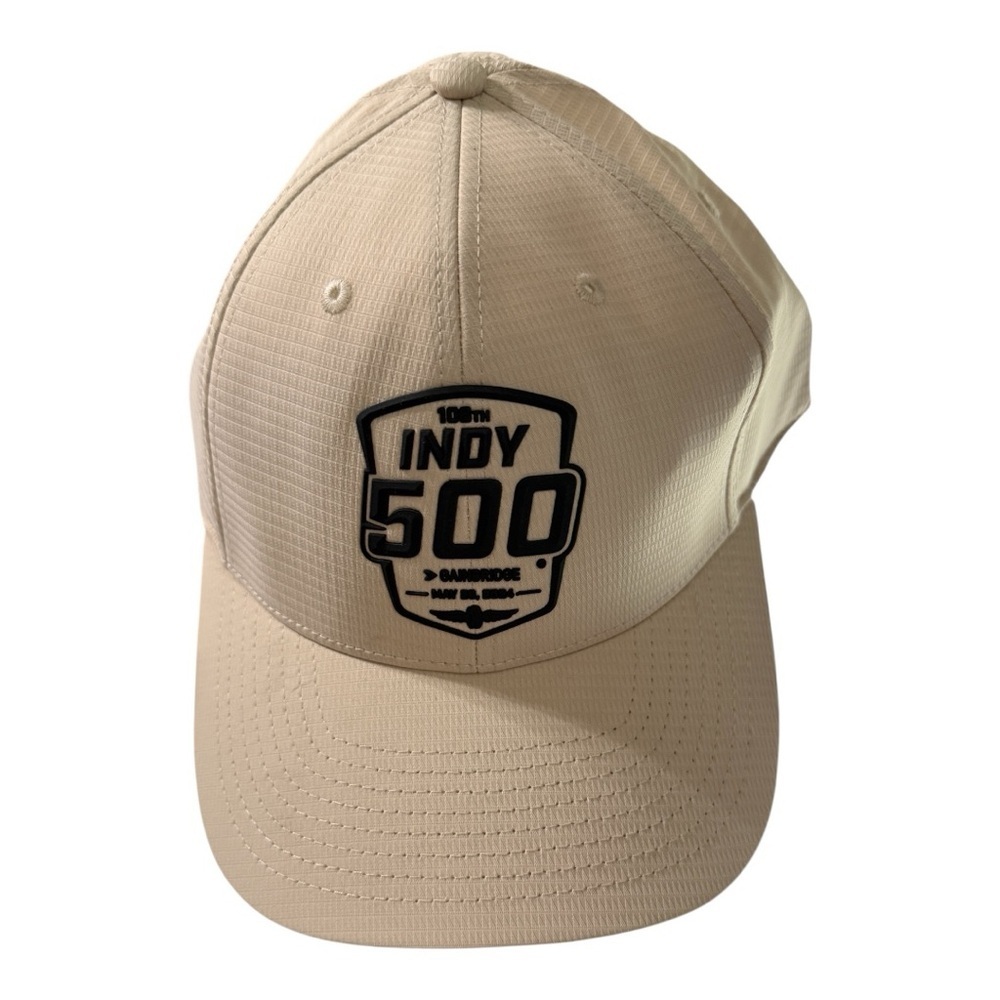 Indy 500 108th Race Etched Logo Hat – Stone, May 26, 2024